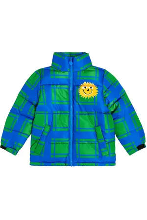 Stella McCartney Checked puffer jacket