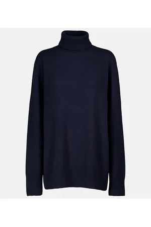 The Row Milina turtleneck wool and cashmere sweater