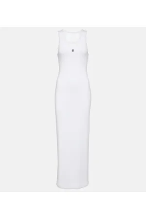 Givenchy Ribbed-knit cotton jersey maxi dress