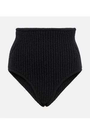 Alaïa AlaÃ¯a Wool and cashmere-blend briefs