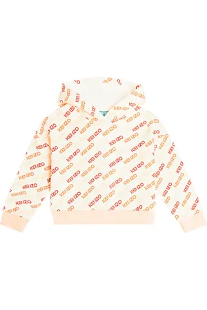 Kenzo Logo cotton jersey hoodie