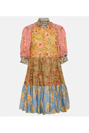 ZIMMERMANN Junie floral cotton minidress
