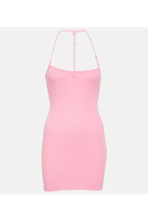 Courrèges CourrÃ¨ges Ribbed-knit minidress