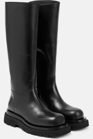 Bottega Veneta Lug leather knee-high boots