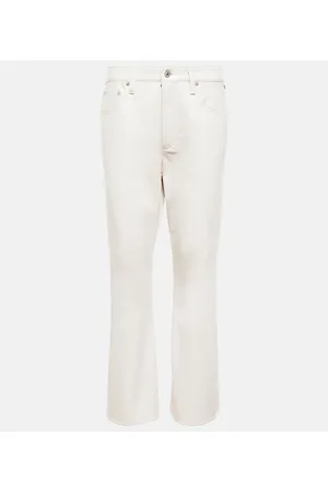 Citizens of Humanity Isola leather-blend cropped bootcut pants