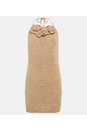 MAGDA BUTRYM Crochet cotton-blend minidress