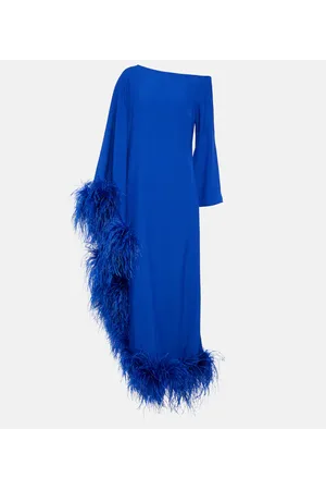 ‎Taller Marmo‎ Ubud Extravaganza feather-trimmed gown