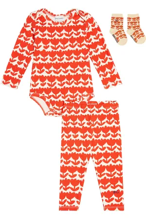 Bobo Choses Baby bodysuit, leggings, and socks set