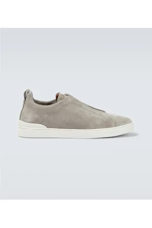 Ermenegildo Zegna Triple Stitch suede sneakers