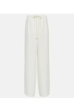 VALENTINO Wide-leg silk pants