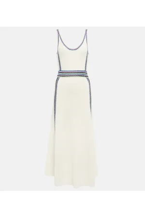 Chloé ChloÃ© Embroidered wool maxi dress