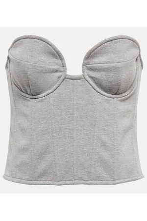 MAGDA BUTRYM Cotton-blend jersey bustier