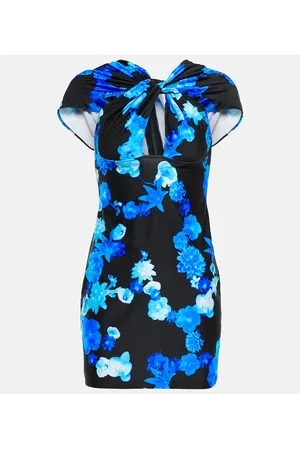 COPERNI Floral cutout minidress