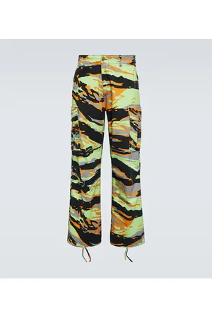 ERL Printed cotton cargo pants