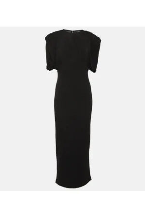 WARDROBE.NYC Ruched jersey midi dress
