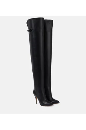 VALENTINO GARAVANI VLogo Signature leather over-the-knee boots