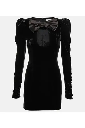 Alessandra Rich Cutout velvet minidress