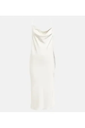 ROTATE Bridal Grace satin slip dress
