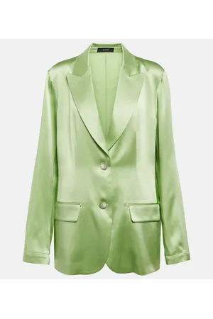 Joseph Moxon silk satin blazer