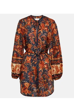ZIMMERMANN Junie floral silk blouse