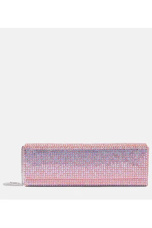 Amina Muaddi Amini Paloma embellished clutch