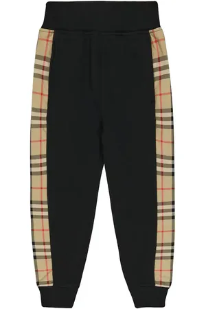 Burberry VIntage Check paneled jersey sweatpants