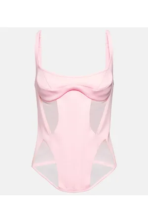 MUGLER Paneled bustier