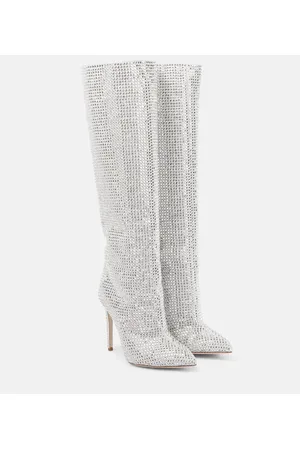 PARIS TEXAS Holly embellished knee-high boots