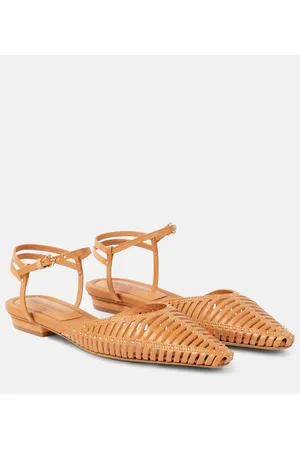 ULLA JOHNSON Leather ballet flats