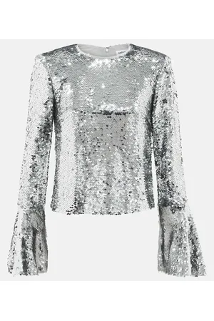Self-Portrait Sequined top