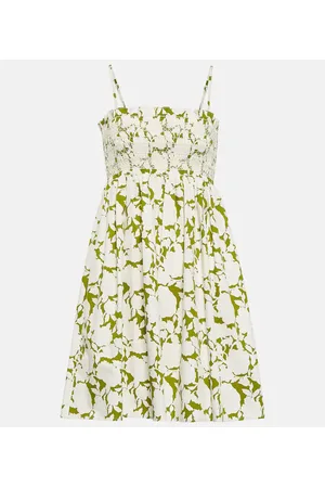 Tory Burch Floral cotton poplin minidress