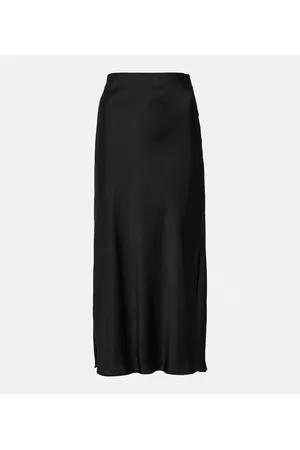Brunello Cucinelli Satin midi skirt