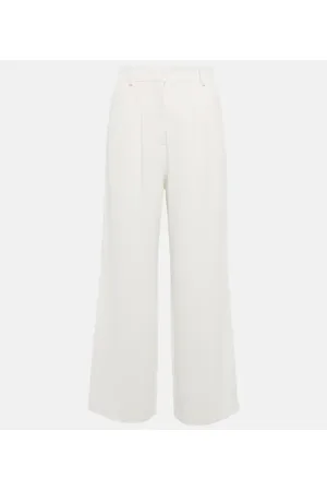 Etro Pleated high-rise cropped pants