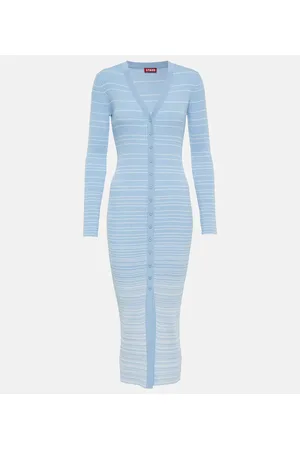 Staud Shoko cardigan midi dress