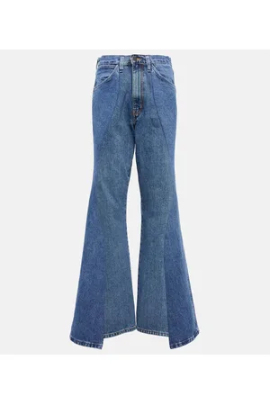 GABRIELA HEARST Foster patchwork flared jeans