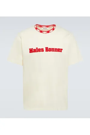 WALES BONNER Original logo-appliquÃ© cotton T-shirt