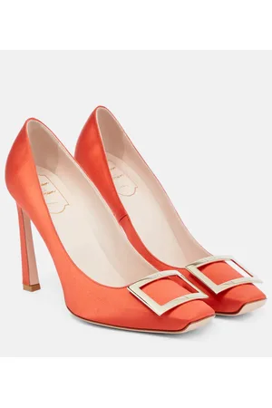 Roger Vivier Trompette satin pumps