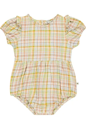 The New Society Baby Constanza checked bodysuit