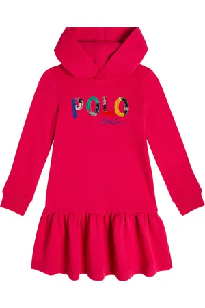 Ralph Lauren Logo hooded fleece dress