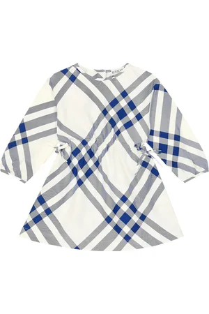Burberry Baby checked cotton dress