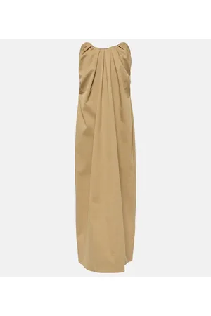CO Off-shoulder tton-blend maxi dress