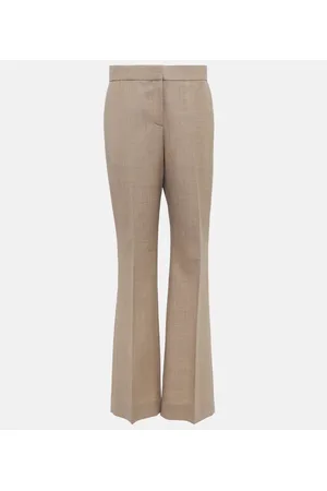The Row Baer mid-rise wool pants