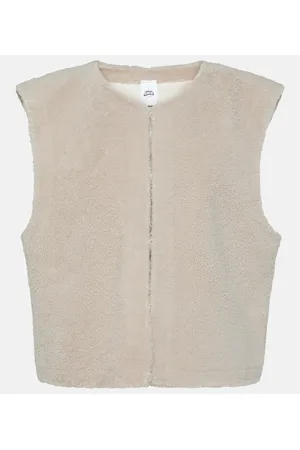 JET SET Sleeveless shearling vest