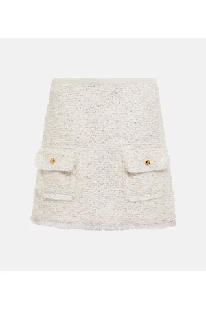 Giambattista Valli BouclÃ© embellished miniskirt