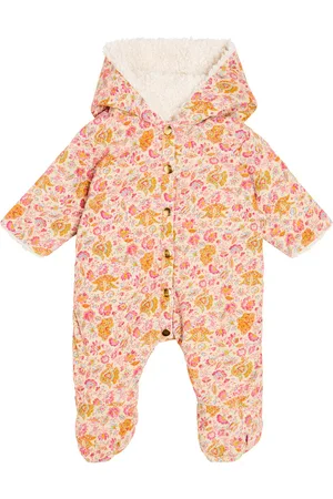 Louise Misha Baby Kirina floral corduroy onesie