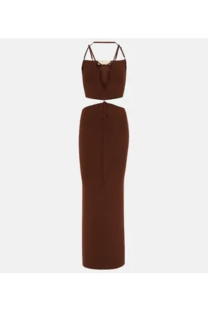 AYA MUSE Reis cutout maxi dress