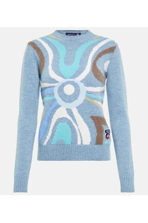 Puccini X Fusalp intarsia wool cardigan