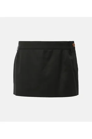 Vivienne Westwood Low-rise wool miniskirt