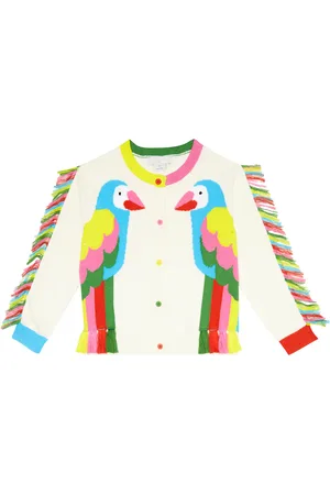 Stella McCartney Fringe-trimmed cotton cardigan