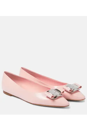 Salvatore Ferragamo Zea leather ballet flats